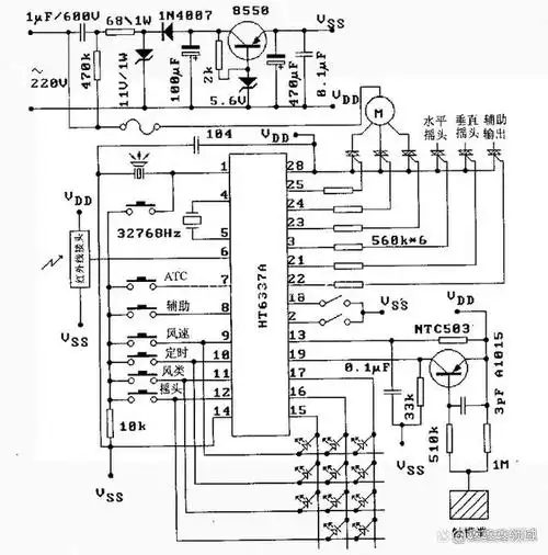 如何设计一个电风扇的原理图?