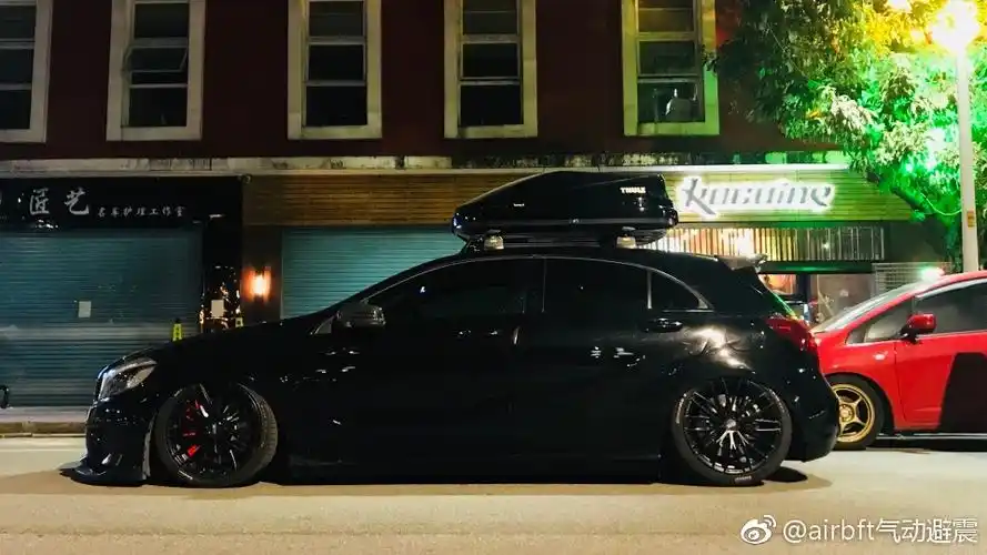 "黑武士"奔驰a-class改装endo气动避震 绝对的冲击波