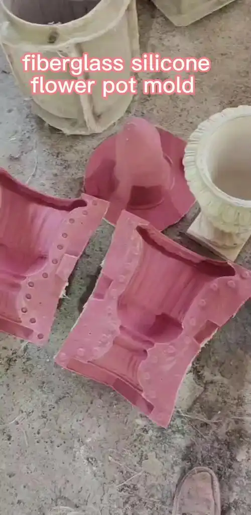 仁发花园塑料混凝土花盆模具水泥花盆大型模具硅胶混凝土花盆模具花盆