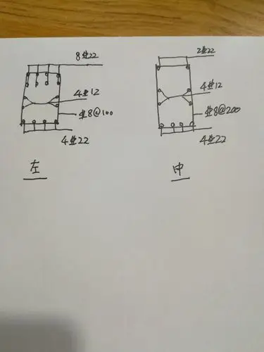 以上是配筋示意图. 请记得及时采纳,谢谢