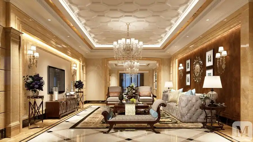 欧式的居室有的不只是豪华大气,更多的是意境和浪漫.