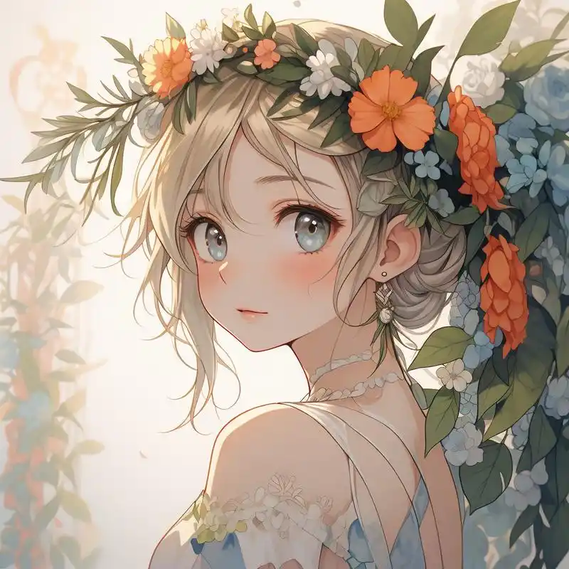 96漫画风女生可爱头像大放送! 哇塞!