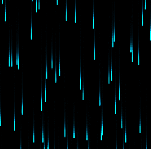 shaderjoy —— 简单的粒子雨特效【glsl】