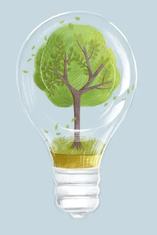 [ai模板]地球环保日插画