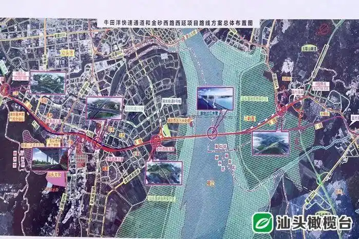 牛田洋快速通道总体布置图