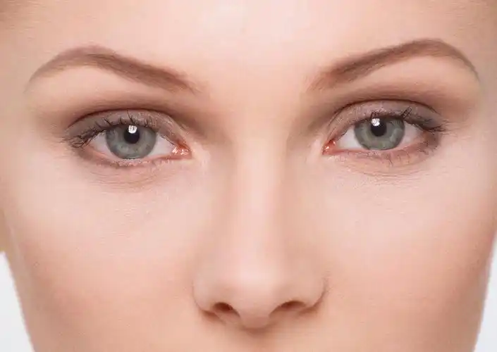 图片大全] 美女的眉毛眼睛鼻子特写图片