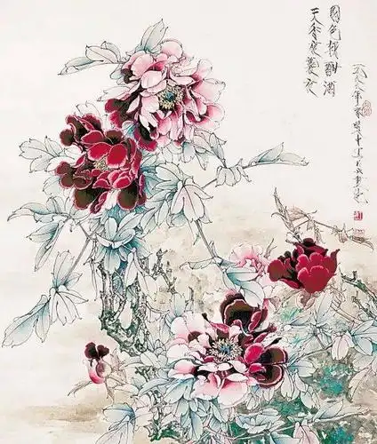 王道中:如何画工笔牡丹