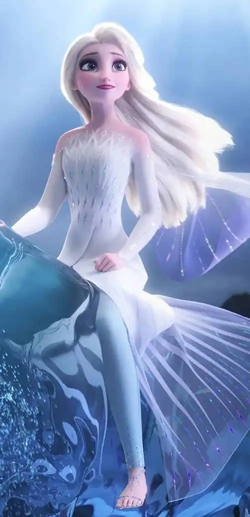 冰雪奇缘2:艾莎白色紧身长裙美翻天!而安娜更是惊艳!真是超赞!