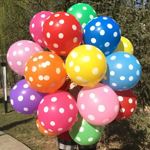 圆波点气球学校门店幼儿园开业宣传吸粉扫码地推小礼品儿童玩具