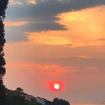 夕阳唯美头像高清风景专用微信头像图片夕阳