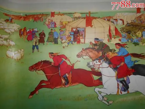 那达慕盛会===内蒙古大草原题材