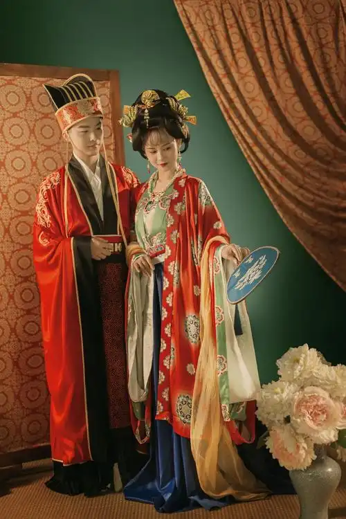 唐制婚服