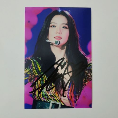 金智秀签名照jisoo金智秀周边签名照送女朋友送同学应援礼物