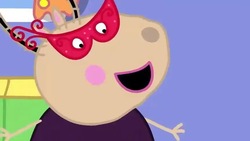 羚羊夫人要小朋友们自己给自己做面具