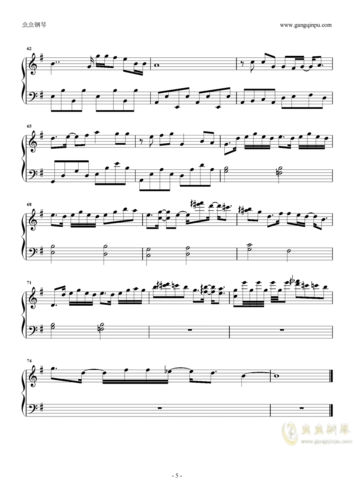 嚣张g调曲谱_嚣张曲谱