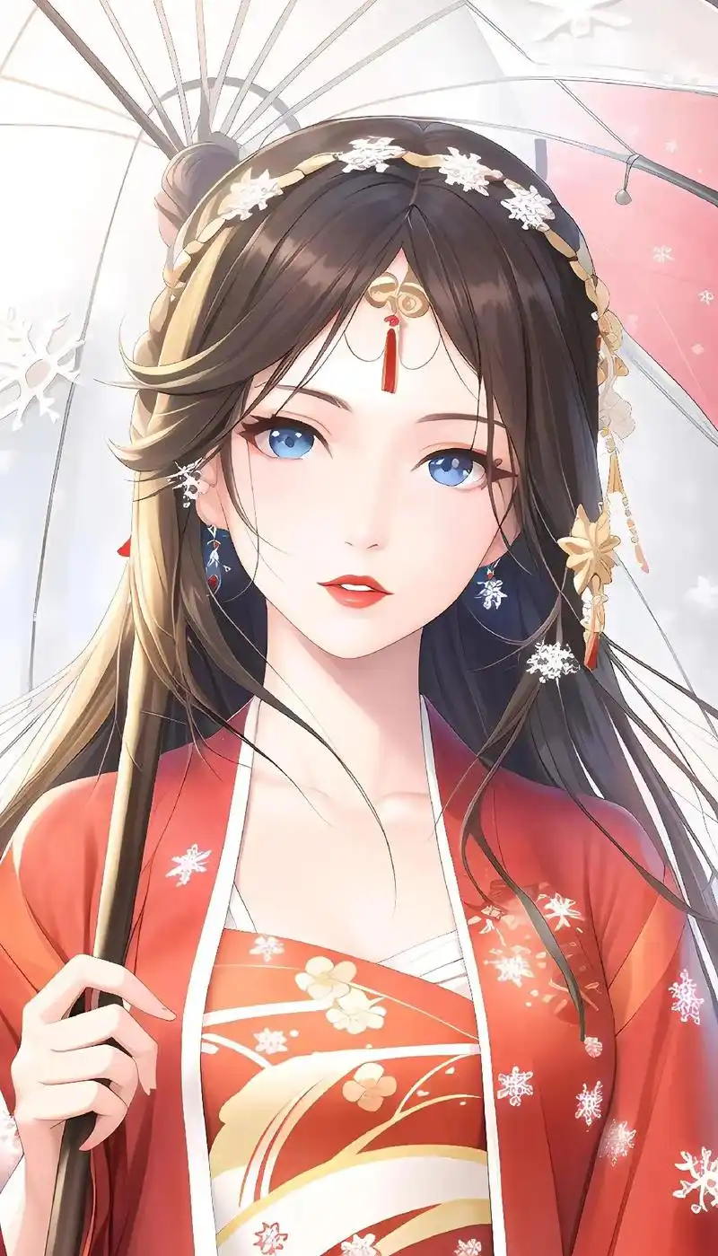 二次元古风美女西湖映像