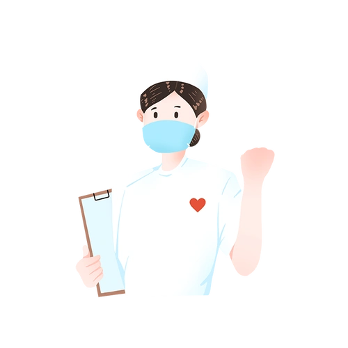 新型冠状病毒武汉医护人员免抠素材