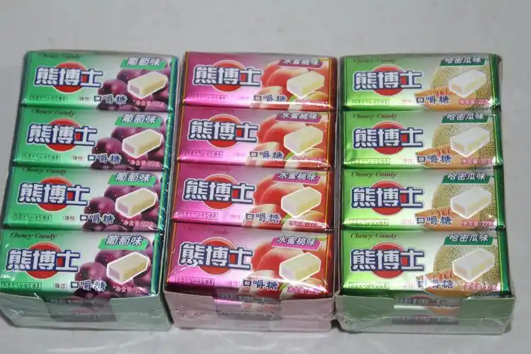 徐福记熊博士口嚼糖 夹心果汁软糖多口味零食儿童糖果 22g