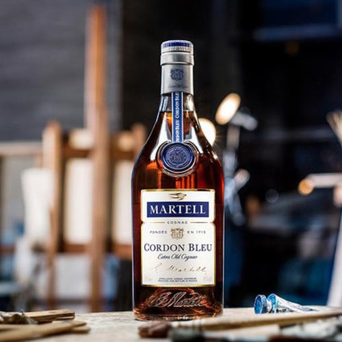 马爹利martell蓝带xo级法国干邑白兰地1000ml