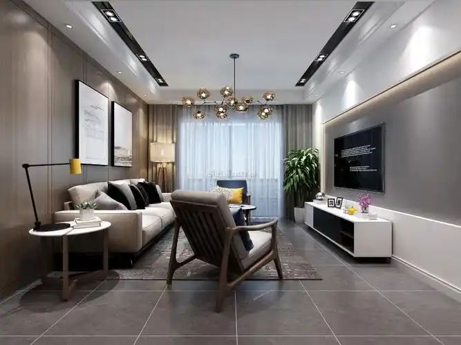 驻马店建业十八城现代风格165平米装修效果图案例