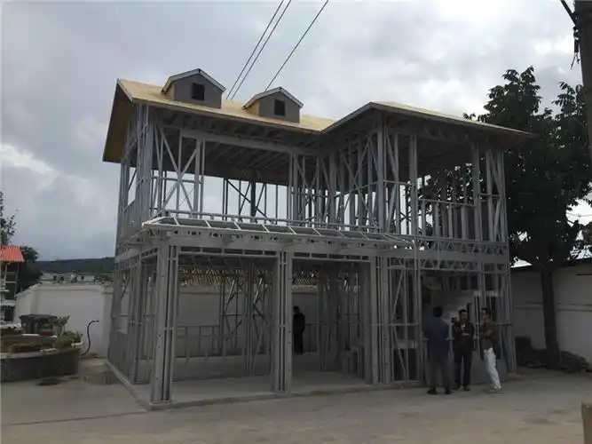 轻型钢结构别墅房屋样板房