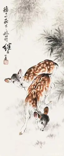 刘继卣笔下的花鸟走兽,多彩绚丽和造型精准,显得格外凝重,奔放,潇洒