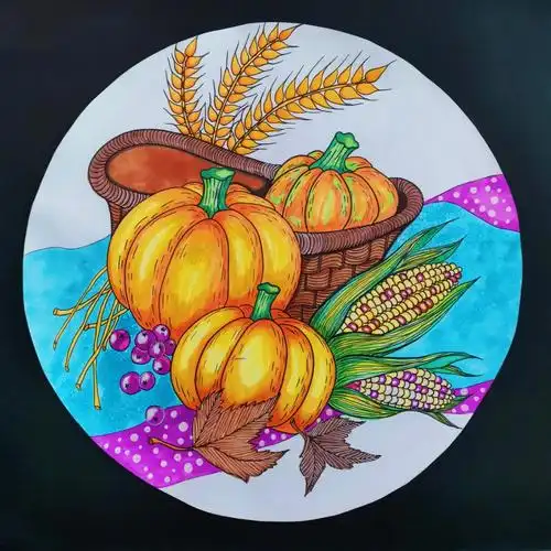 秋日大丰收丰收的季节硕果累累