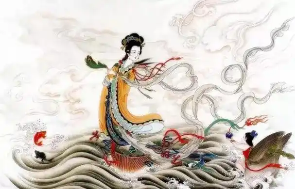 娥皇女英追随舜帝而投湘江,也成了水仙,超乎常人的能力和超乎常人的