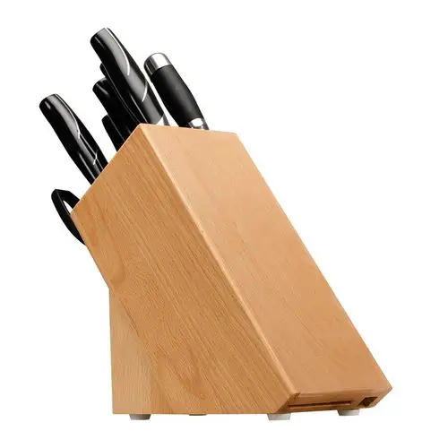 实木刀架刀座家用木质收纳打孔刀具厨房放刀刀架