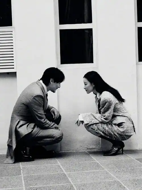 张震倪妮澳门漫游记##张震倪妮时尚先生双人封