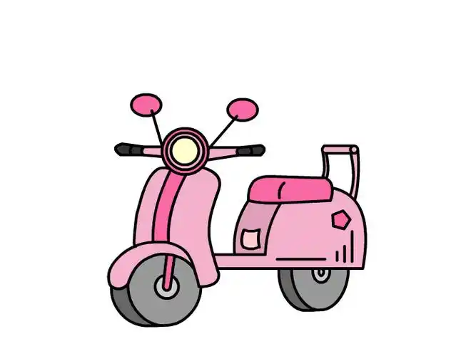 电动车怎么画 电动车怎么画简单漂亮 电动车怎么画简笔画图片-养娃家