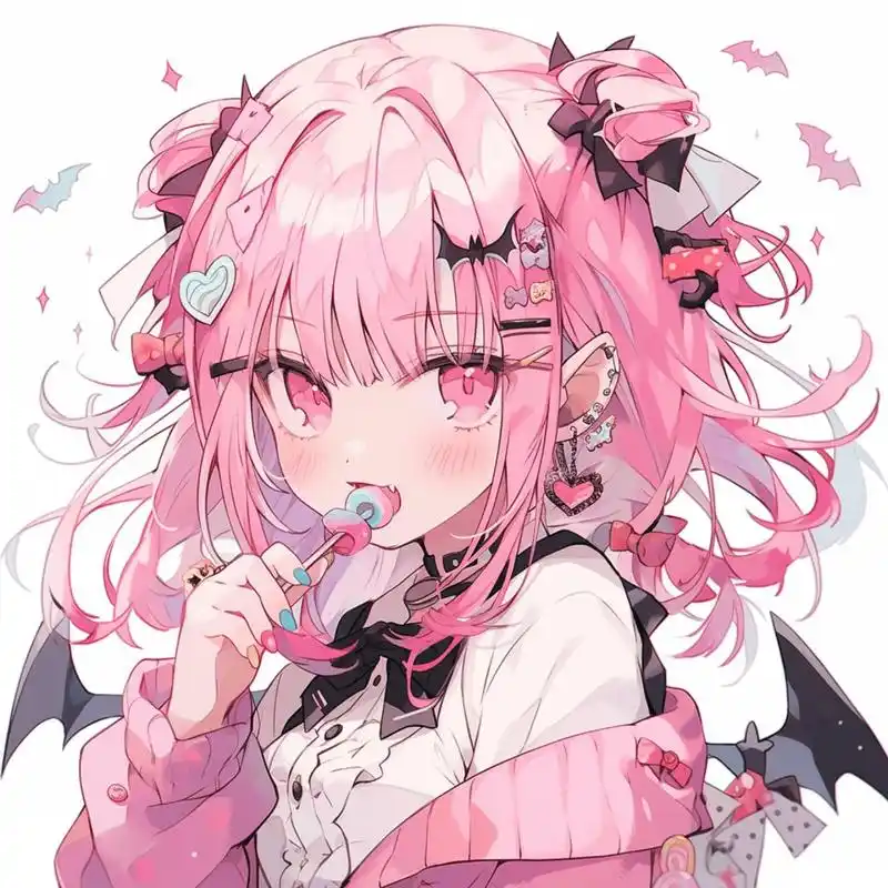 万圣节头像分享|粉毛小魅魔 4l自取噢!礼貌拿图