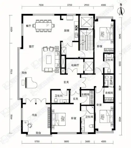 北京壹号院超大平层105000000元