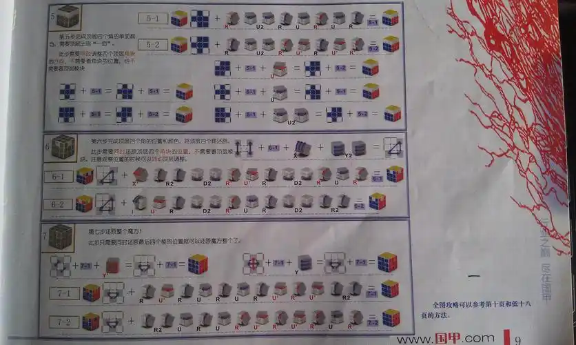 魔方还原全过程或公式