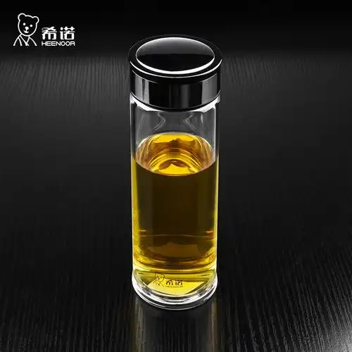 大容量茶杯玻璃杯耐热加厚单层希诺水杯子