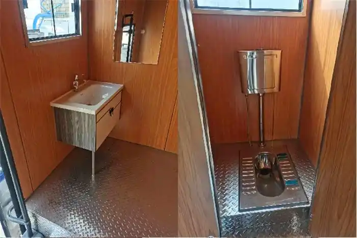 东风多利卡d7移动厕所车