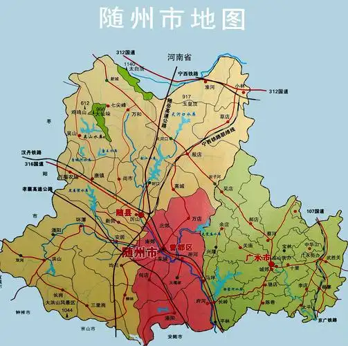 随州市地图