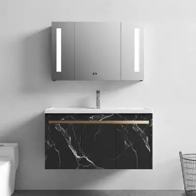 九牧王浴室柜组合 轻奢简约洗脸盆柜 智能洗手台盆柜卫生间洗漱台