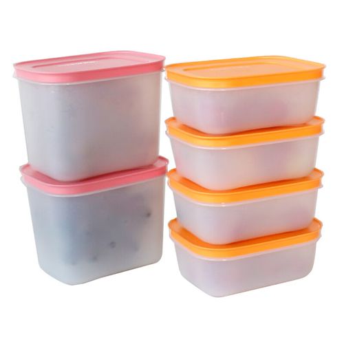 特百惠(tupperware) 保鲜盒冷藏冷冻保鲜盒冰箱储藏盒 新冷冻中型6