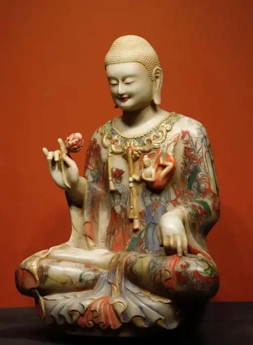 佛缘雕刻 的想法: 北齐 汉白玉彩绘 佛像 精美庄严,佛造像 … - 知乎