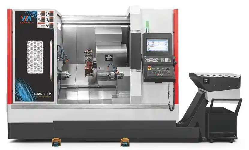 双主轴车铣复合中心高速cnc车削中心