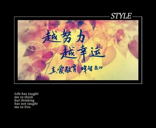 【书写人生手写团】第385天:越努力,越幸运. (模仿 个人风格——2016.