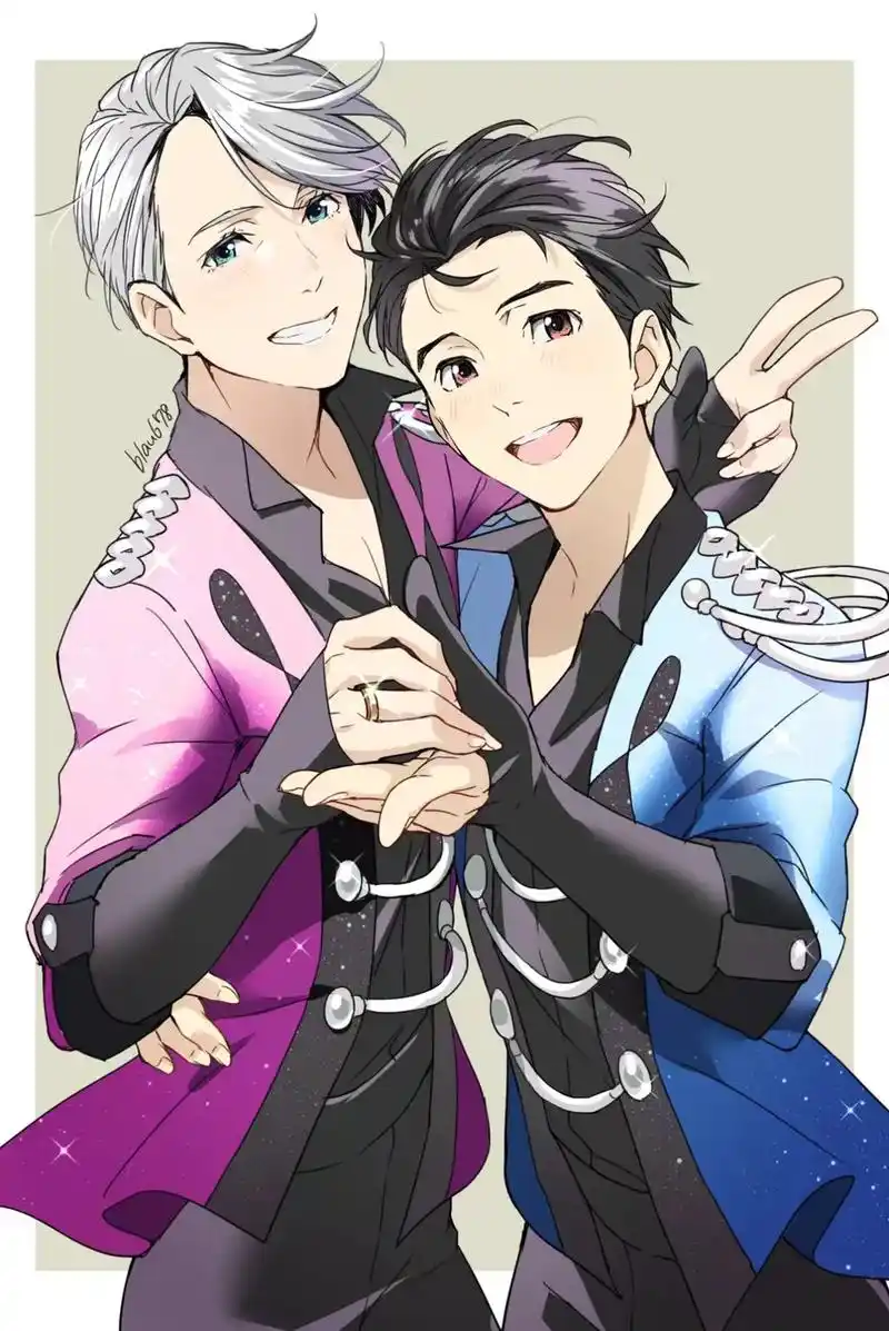 冰上的尤里  超好看的双男主动漫推荐 维克托真的吼帅～#维 - 抖音