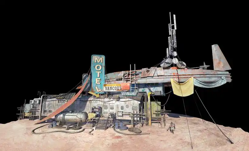 废土小建筑练习|插画|游戏原画|樊高先森 - 原创作品 - 站酷 (zcool)