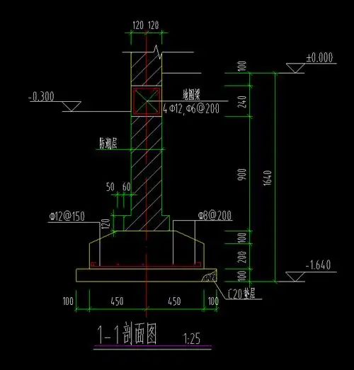 请教条形基础配筋如图所示