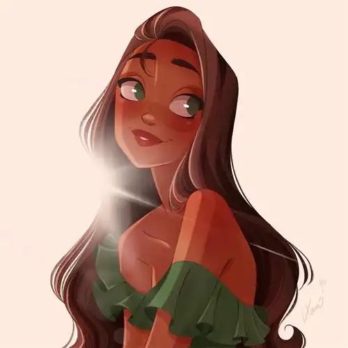 12张迪士尼绘画风格的人物设计