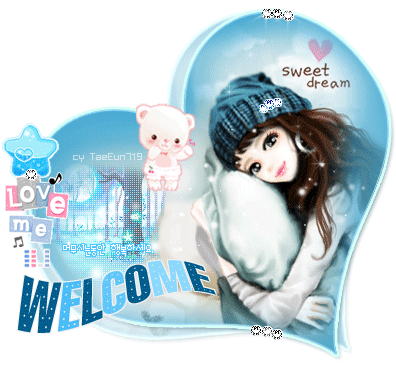 韩式风格welcome 非主流装扮qq闪图