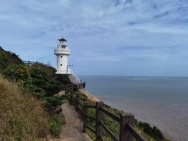 浙江嵊泗六井潭景区,龙椅深潭,山陡海阔,海水三颜色,摩岩石刻