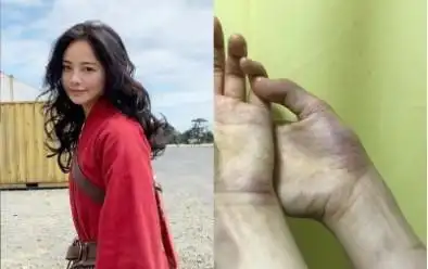 花木兰刘亦菲替身超美爆红颜值爆表满手伤痕惹人怜