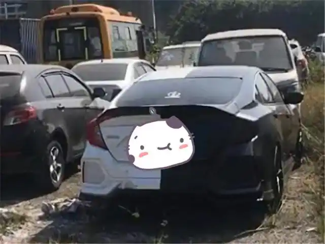 广东"阴阳脸"思域出门炸街,网友拍下视频,引来了交警!